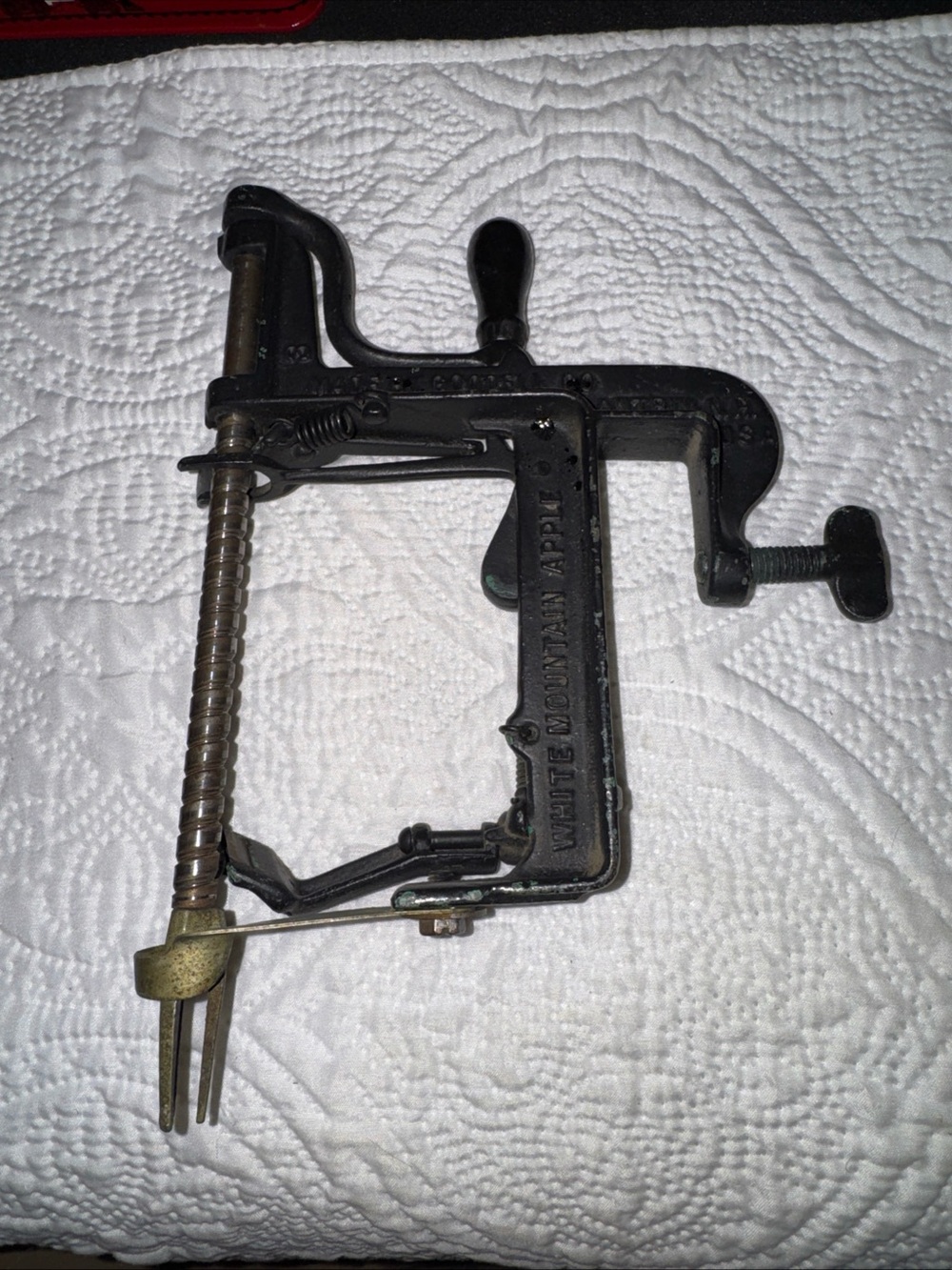 Vintage Goodell White Mountain Cast Iron Apple Peeler  USA